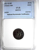 202-133 BC Bee / Stag NNC VF-35 AE18