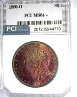 1880-O Morgan PCI MS-64+ Outstanding Color