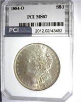 1884-O Morgan PCI MS-67 LISTS FOR $3150
