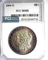 1884-O Morgan PCI MS-66 Nice Toning