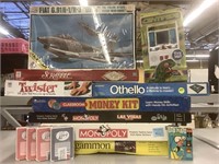 Board Games, Factory Sealed Airplane Model and