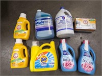 Lot of Laundry Supplies Tide Downy Dawn Arm&Hammer