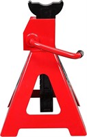 Steel Jack Stands: 12 Ton (24,000 lb) Red