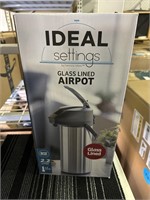 Ideal Settings Glass Lined Airpot
