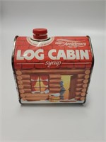 Vintage Log Cabin Syrup Tin