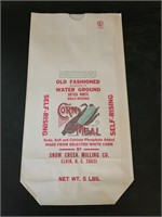 Snow Creek Milling Co. Elkin Corn Meal Bag