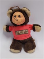 Vintage Hershey's Rubber Face Plush Bear