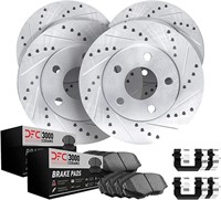 Dynamic Friction Drilled/Slotted Brake Rotors/Pads