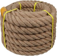 NEW $260 (2 in x 50 ft) Twisted Manila Rope