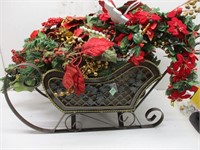 Decorative Sled and Florial