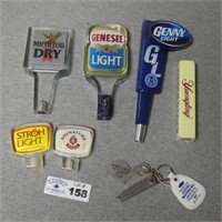 Various Beer Tap Handles