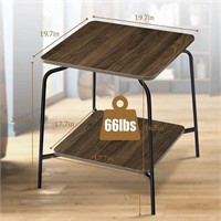 SICOTAS Square Side Table 20 Inch
