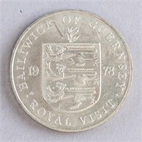 Guernsey Coin 1978 25 Pence Non-Circulating