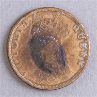 Hong Kong Coin 1899 1 Cent
