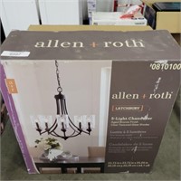 allen+roth 5-light chandelier