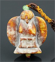 Chinese Jade Bird Pendant