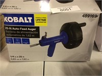 Kobalt 25-Ft. Auto-Feed Auger