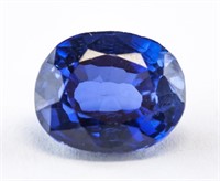 10.60ct Oval Cut Blue Sapphire GGL