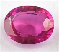 9.50ct Oval Cut Pink Sapphire GGL Certificate