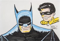 American Mixed Media on Paper Signed Bob Kane