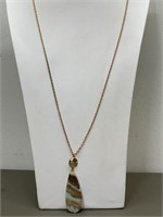 LONG! NATURAL STONE NECKLACE