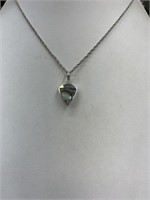 STERLING SILVER & ABALONE NECKLACE