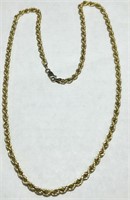 10KT YELLOW GOLD 7.10 GRS 20 INCH ROPE CHAIN