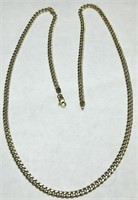 10KT YELLOW GOLD 7.30 GRS 22 INCH LINK CHAIN