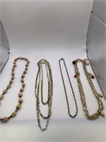 NECKLACE LOT-INCLUDES HOBE' & CHICO'S