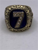 1956 NY MICKEY MANTLE CHAMPIONSHIP RING