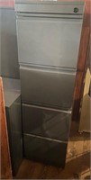 5 drawer steel grey upright file drawer