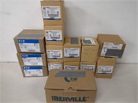 14 boxes of 3/4" connectors, couplings,