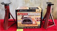 227 - SCHUMACHER SPEED CHARGE & VEHICLE STANDS