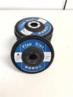 1.  Pack of 10 flap discs 4.5" 60 grit