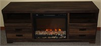 Ashley TV Stand w/Electric Fireplace