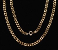 14kt YELLOW GOLD CURB LINK CHAIN
