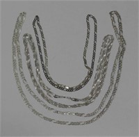ITALIAN STERLING SILVER CHAIN GROUP (3)