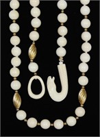 IVORY BEADED NECKLACE