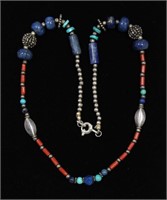 BEADED TRIBAL NECKLACE