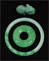 CHINESE JADE JEWELLERY COLLECTION (3)