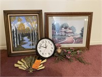 Group of pictures & decor