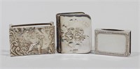 STERLING SILVER GROUP (3)