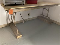 Wood folding table - 36" X 72"
