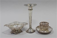 STERLING SILVER DECORATIVE GROUP (3)