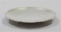 STERLING SILVER FOOTED TRAY