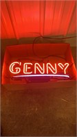 Genny Neon Bar Sign