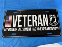 Veteran license plate