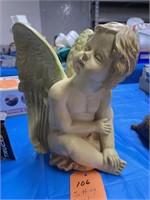 Sitting angel figurine