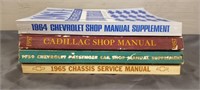 (4) Assorted 1950's-60's Automobile Service