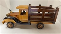 Vintage Heritage Mint Wooden Truck Model 10" Long